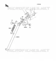BEQUILLES pour Kawasaki KX60 1988