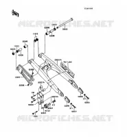 BRAS OSCILLANT pour Kawasaki KX60 1988