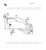 &Eacute;CHAPPEMENT pour Kawasaki KX60 1988