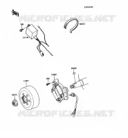 G&Eacute;N&Eacute;RATEUR pour Kawasaki KX60 1988