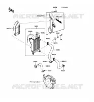 RADIATEUR pour Kawasaki KX60 1988