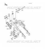 BRAS OSCILLANT pour Kawasaki KX60 1988