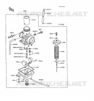 CARBURATEUR pour Kawasaki KX60 1988