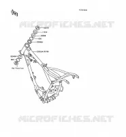 CH&Acirc;SSIS pour Kawasaki KX60 1988