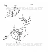 COUVERCLES MOTEUR pour Kawasaki KX60 1988