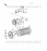EMBRAYAGE pour Kawasaki KX60 1988