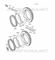 PNEUS pour Kawasaki KX60 1988