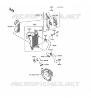 RADIATEUR pour Kawasaki KX60 1988