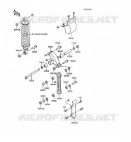 SUSPENSION pour Kawasaki KX60 1988