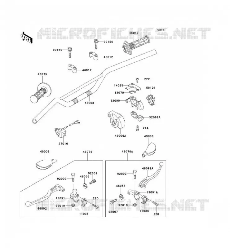 GUIDON Kawasaki TOUT-TERRAIN 60 1993 KX60  KX60-B9