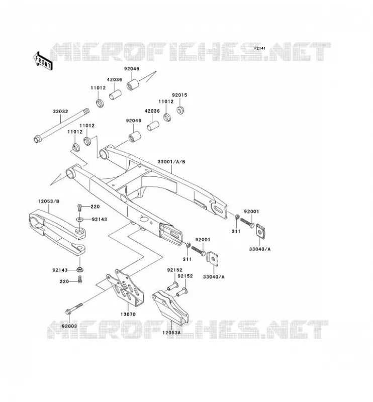 BRAS OSCILLANT Kawasaki TOUT-TERRAIN 65 2002 KX65  KX65-A3
