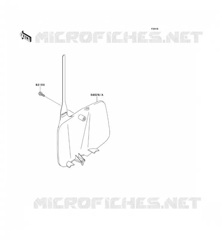 ACCESSOIRE Kawasaki TOUT-TERRAIN 65 2003 KX65  KX65-A4