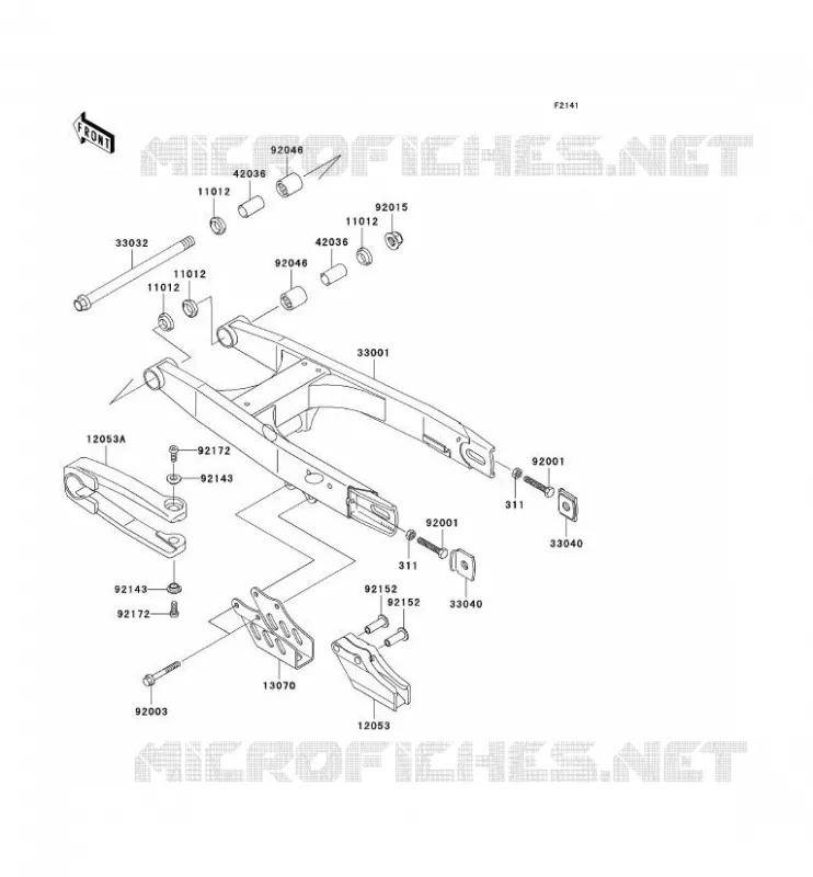 BRAS OSCILLANT Kawasaki TOUT-TERRAIN 65 2006 KX65  KX65A6F