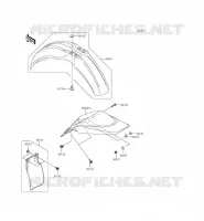 GARDE BOUE pour Kawasaki KX65 2016