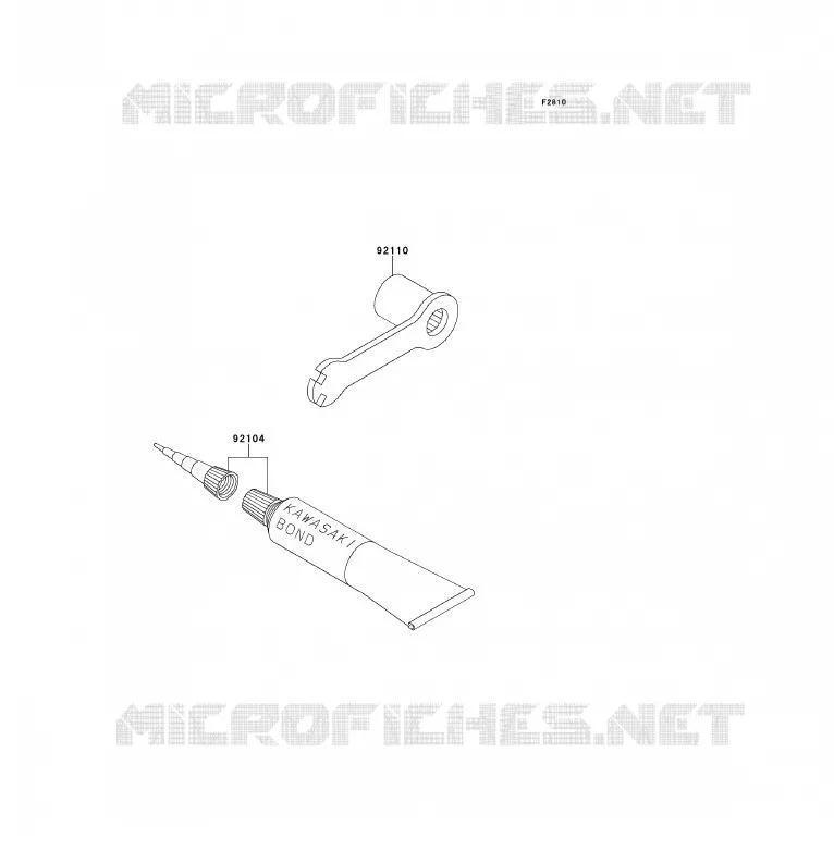 OUTIL UTILISATEUR Kawasaki TOUT-TERRAIN 80 1995 KX80  KX80-S5