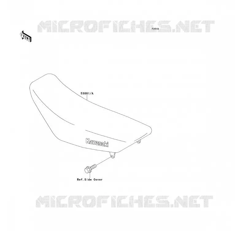 SELLE Kawasaki TOUT-TERRAIN 80 1996 KX80  KX80-S6