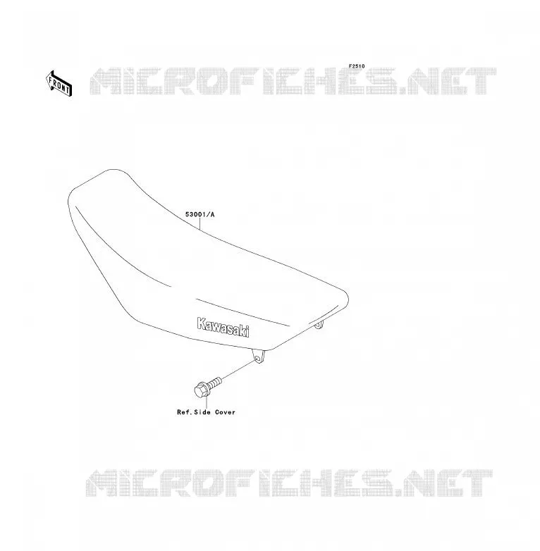 SELLE Kawasaki TOUT-TERRAIN 80 1997 KX80  KX80-S7