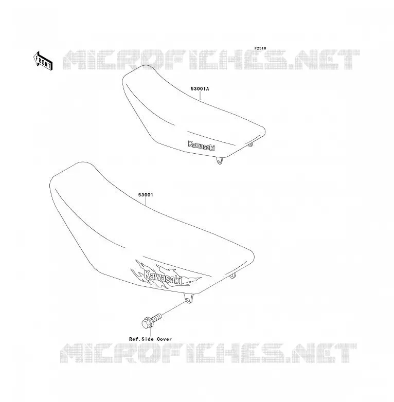 SELLE Kawasaki TOUT-TERRAIN 80 1994 KX80  KX80-T4