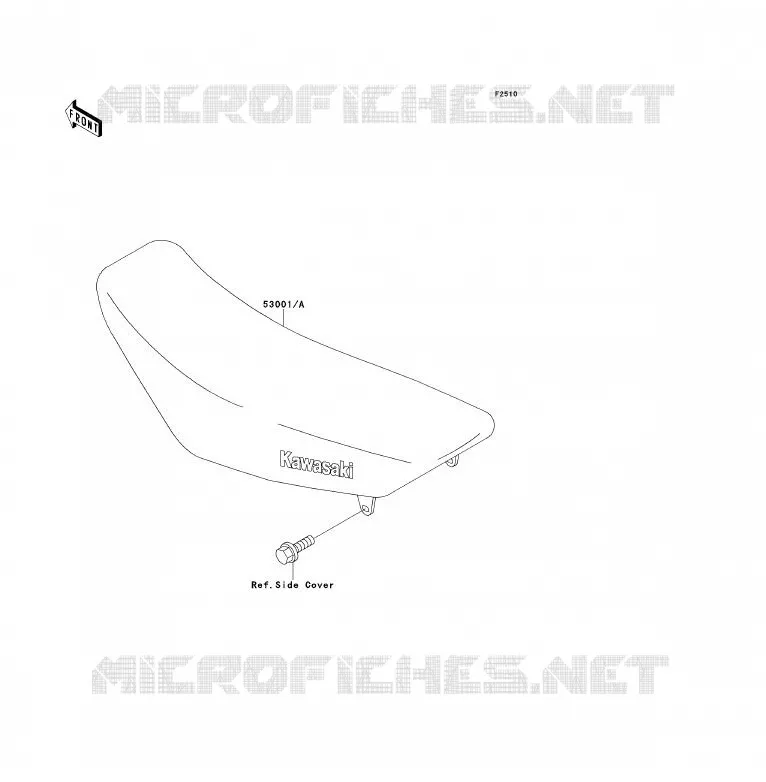 SELLE Kawasaki TOUT-TERRAIN 80 1996 KX80  KX80-V6