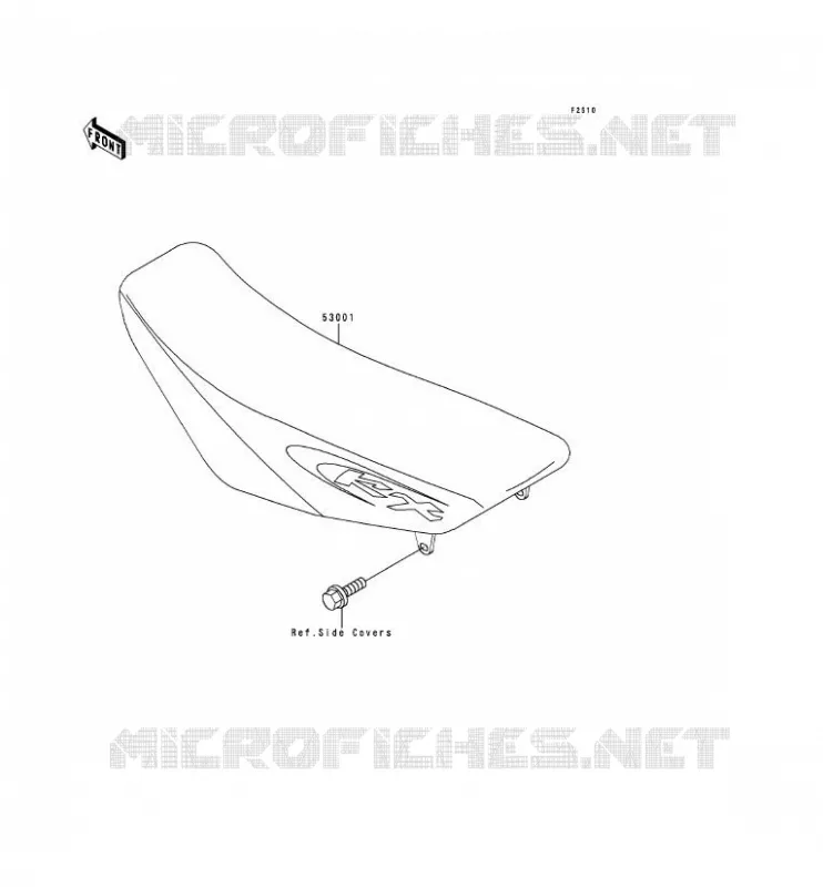 SELLE Kawasaki TOUT-TERRAIN 80 1999 KX80  KX80-X2