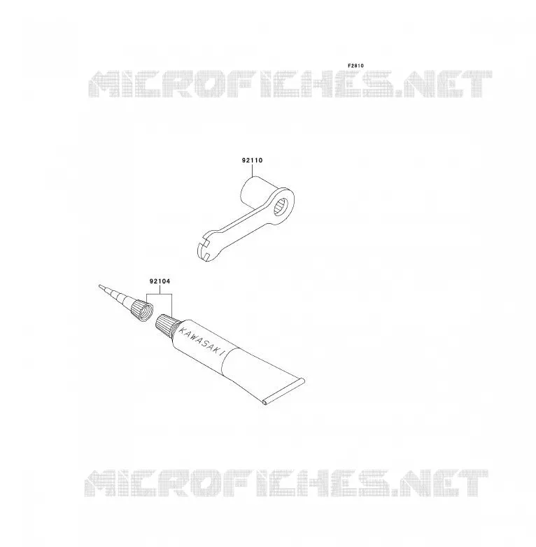 OUTIL UTILISATEUR Kawasaki TOUT-TERRAIN 85 2001 KX85 - KX85 II  KX85-A1