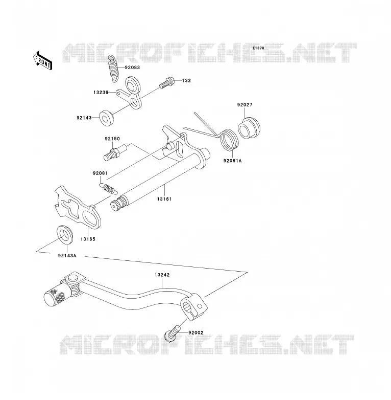SELECTEUR Kawasaki TOUT-TERRAIN 85 2003 KX85 - KX85 II  KX85-A3