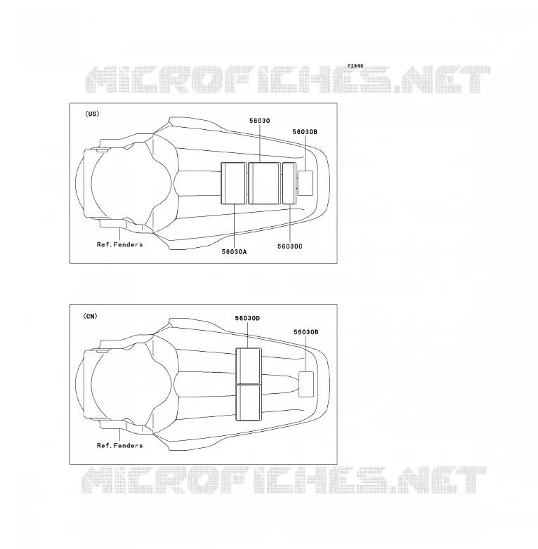 LABEL Kawasaki TOUT-TERRAIN 85 2004 KX85 - KX85 II  KX85-A4