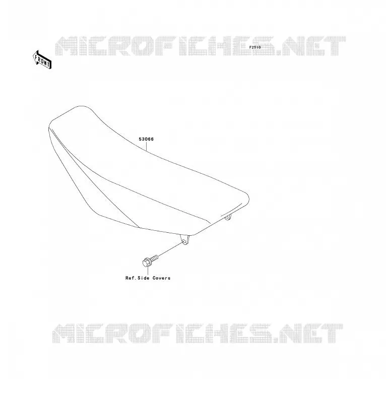 SELLE Kawasaki TOUT-TERRAIN 85 2005 KX85 - KX85 II  KX85-A5