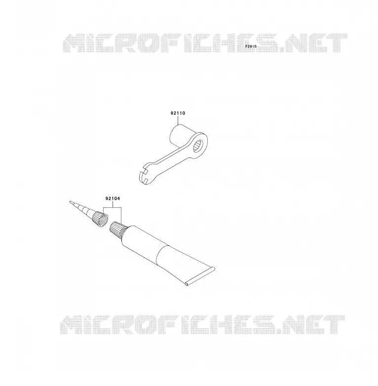 OUTIL UTILISATEUR Kawasaki TOUT-TERRAIN 85 2006 KX85 - KX85 II  KX85A6F