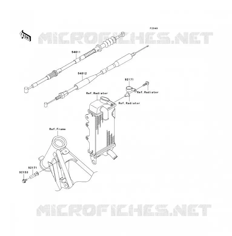 CABLES Kawasaki TOUT-TERRAIN 85 2006 KX85  KX85A6F