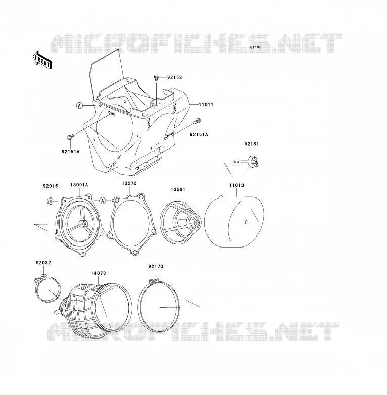 FILTRE A AIR Kawasaki TOUT-TERRAIN 85 2009 KX85  KX85A9F