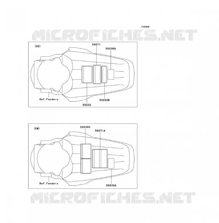 LABEL Kawasaki TOUT-TERRAIN 85 2009 KX85  KX85A9FA