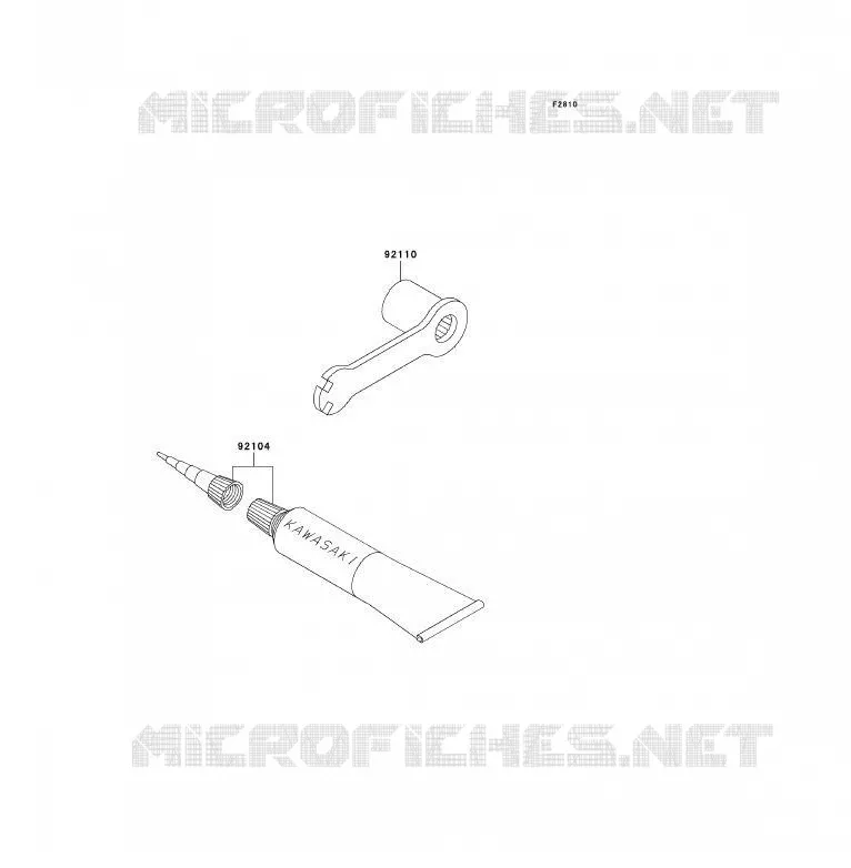 OUTIL UTILISATEUR Kawasaki TOUT-TERRAIN 85 2001 KX85 - KX85 II  KX85-B1
