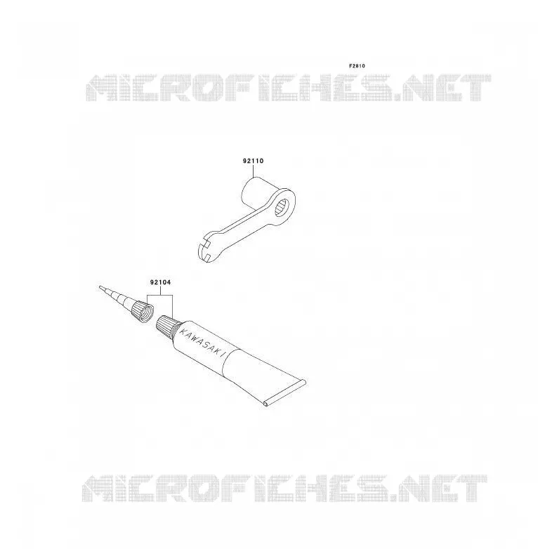 OUTIL UTILISATEUR Kawasaki TOUT-TERRAIN 85 2002 KX85 - KX85 II  KX85-B2
