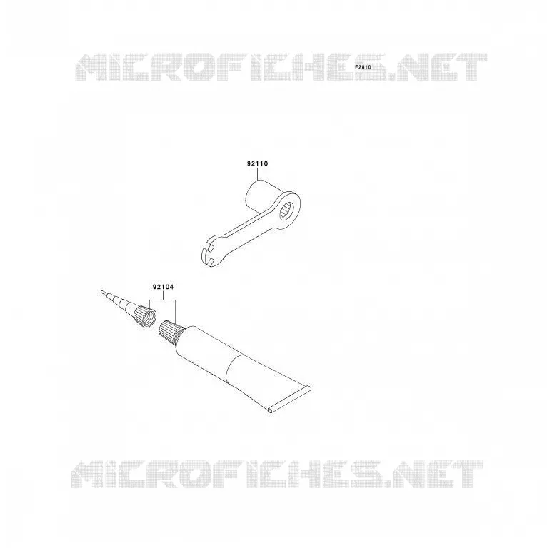 OUTIL UTILISATEUR Kawasaki TOUT-TERRAIN 85 2008 KX85 - KX85 II  KX85B8F