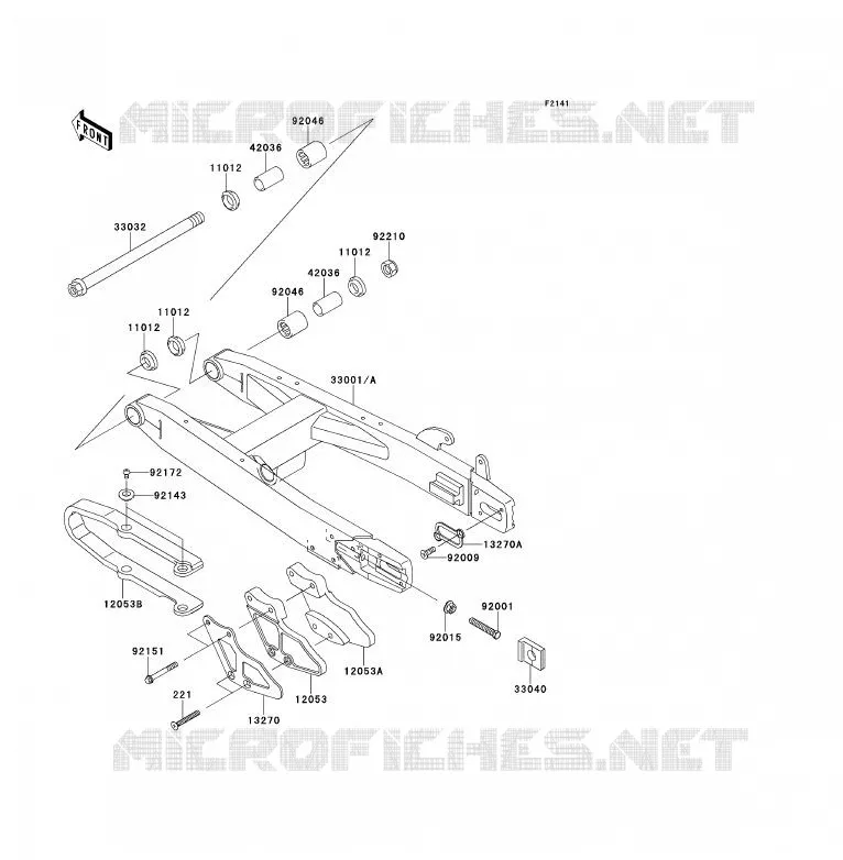 BRAS OSCILLANT Kawasaki TOUT-TERRAIN 85 2012 KX85 - KX85 II  KX85BCF