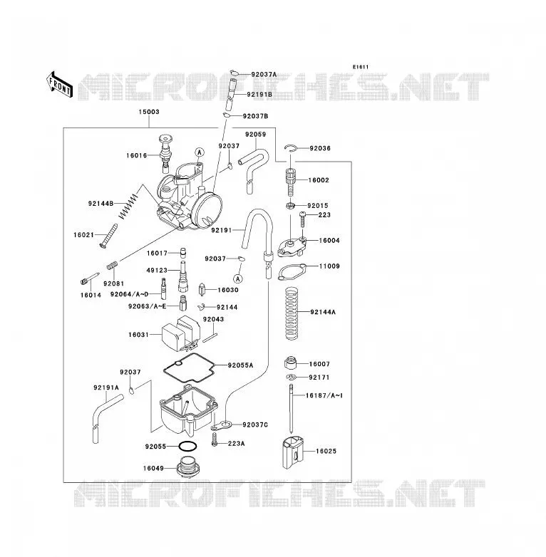 CARBURATEUR Kawasaki TOUT-TERRAIN 85 2013 KX85 - KX85 II  KX85BDF