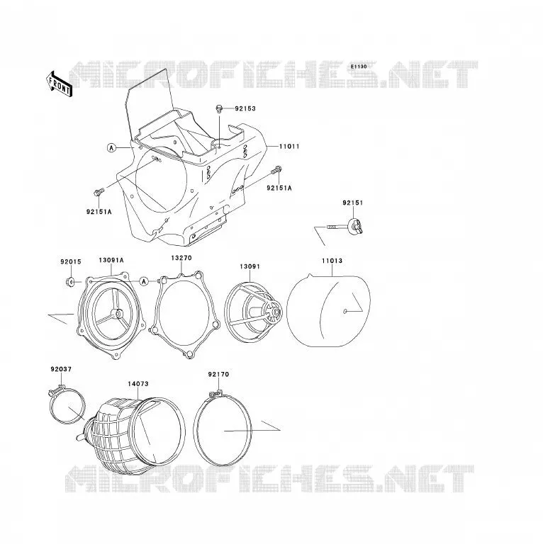 FILTRE A AIR Kawasaki TOUT-TERRAIN 85 2013 KX85 - KX85 II  KX85BDF
