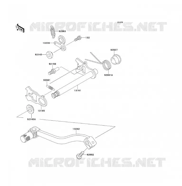 SELECTEUR Kawasaki TOUT-TERRAIN 85 2013 KX85 - KX85 II  KX85BDF