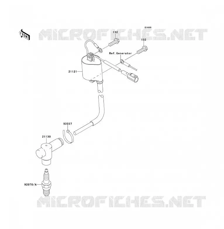 SYSTEME D&acute;ALLUMAGE Kawasaki TOUT-TERRAIN 85 2013 KX85 - KX85 II  KX85BDF