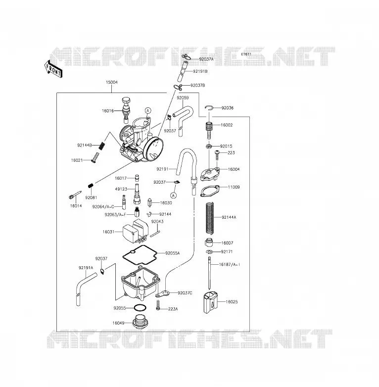 CARBURATEUR Kawasaki TOUT-TERRAIN 85 2015 KX85 - KX85 II  KX85DFF