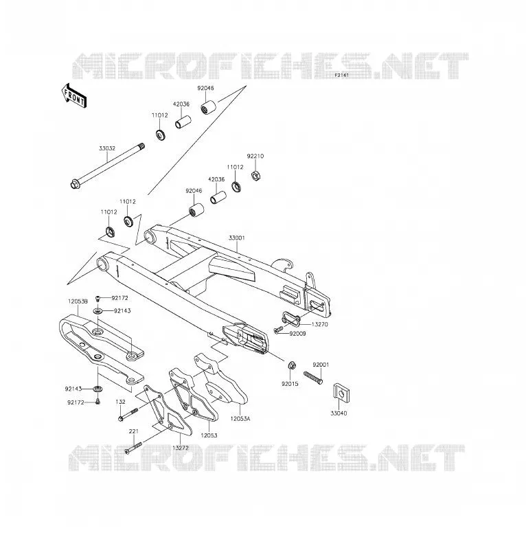 BRAS OSCILLANT Kawasaki TOUT-TERRAIN 85 2015 KX85 - KX85 II  KX85DFF