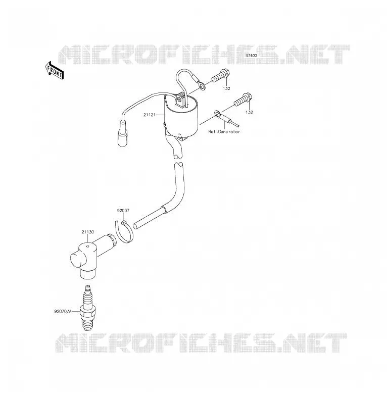 SYSTEME D&acute;ALLUMAGE Kawasaki TOUT-TERRAIN 85 2015 KX85 - KX85 II  KX85DFF