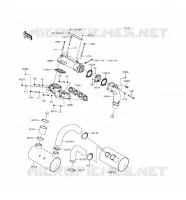 &Eacute;CHAPPEMENT pour Kawasaki JET SKI ULTRA 310X 2017