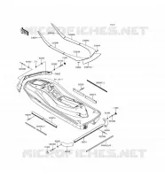 MOUSSES pour Kawasaki JET SKI ULTRA 310X 2017