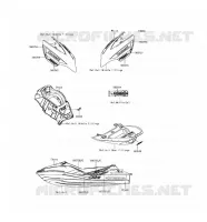 STICKER pour Kawasaki JET SKI ULTRA 310X 2017