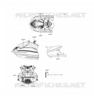 LABEL pour Kawasaki JET SKI ULTRA 310R 2016