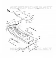 MOUSSES pour Kawasaki JET SKI ULTRA 310R 2016