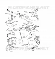 PIECE COQUE AV pour Kawasaki JET SKI ULTRA 310R 2016