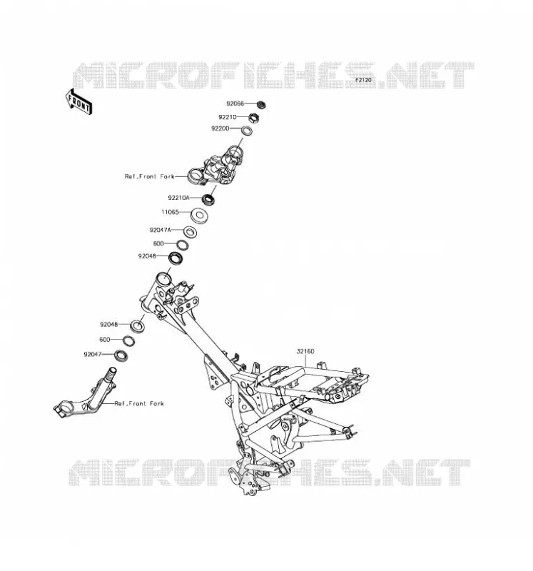 CH&Acirc;SSIS Kawasaki MOTOS 125 2017 Z125 PRO  BR125JHF